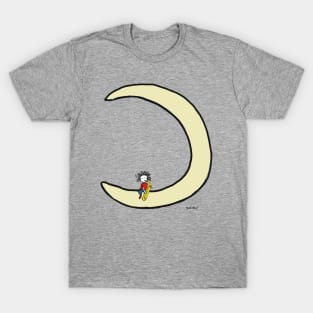 Moon and baritone sax T-Shirt